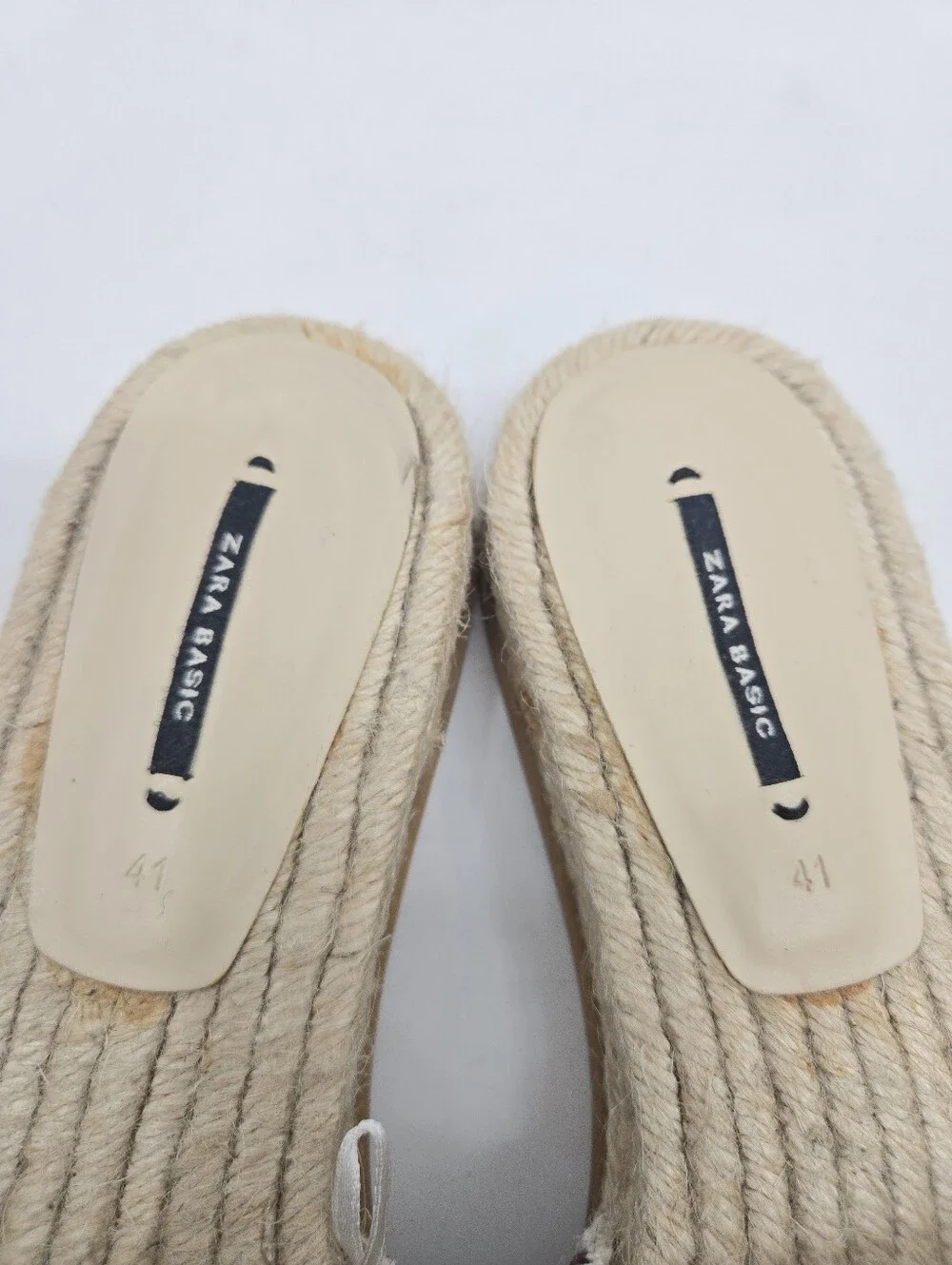 Zara Beaded Multicolor Slide Sandals Espadrille Woven Sole - Picture 5 of 14